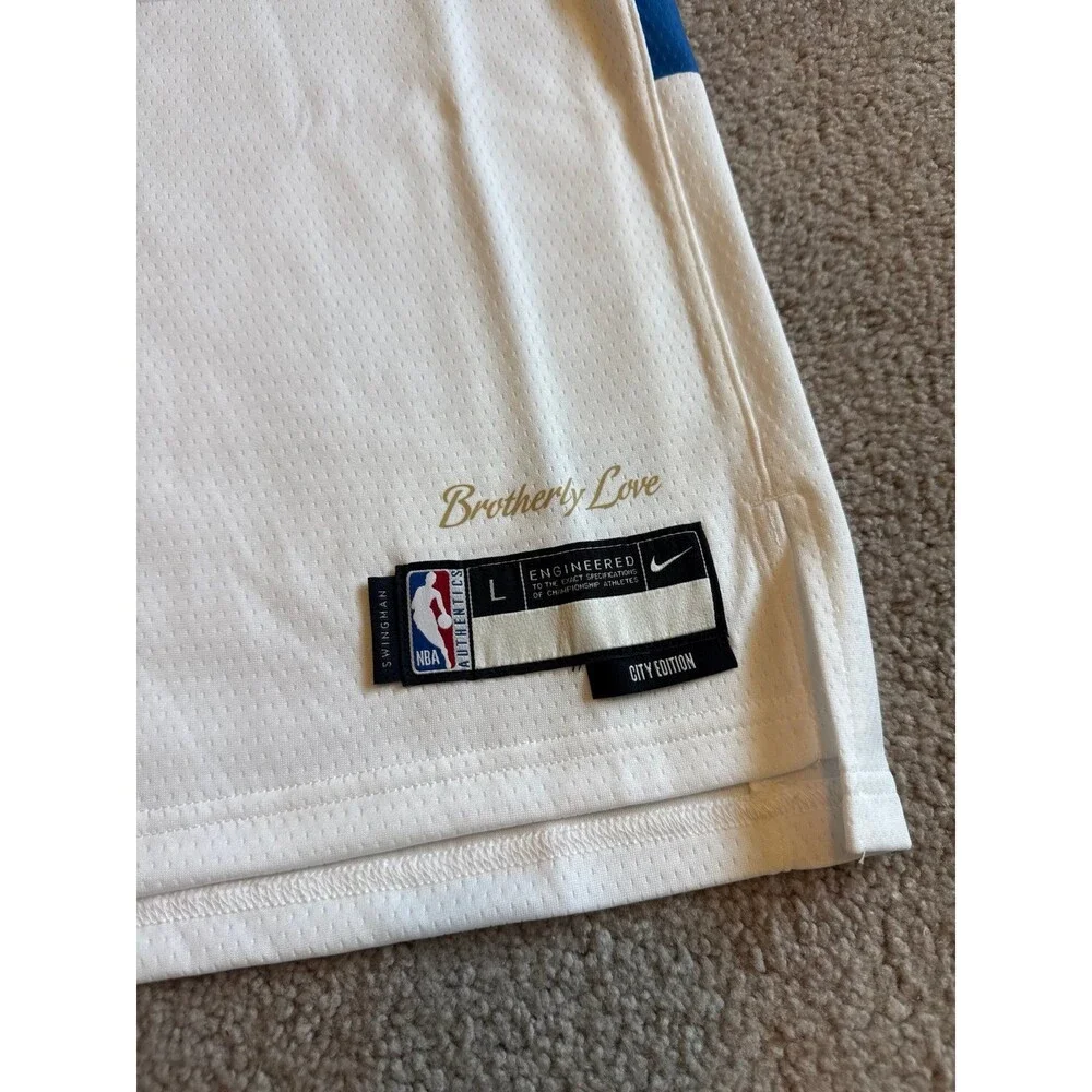 Joel Embiid Philadelphia 76ers City Edition Nike NWT Youth NBA Jersey Size Large